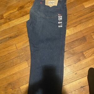 Levi's Men's Dark Blue Straight Jeans